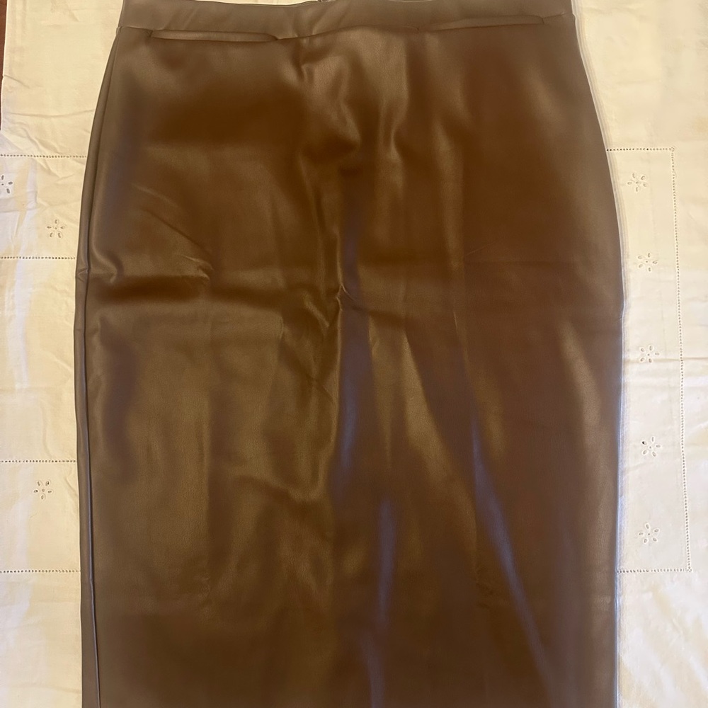 Lane Bryant Chic Brown Pencil Skirt